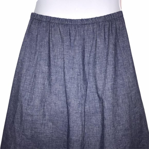 Vintage Reversible Western Denim Paisley Skirt M - Picture 12 of 12